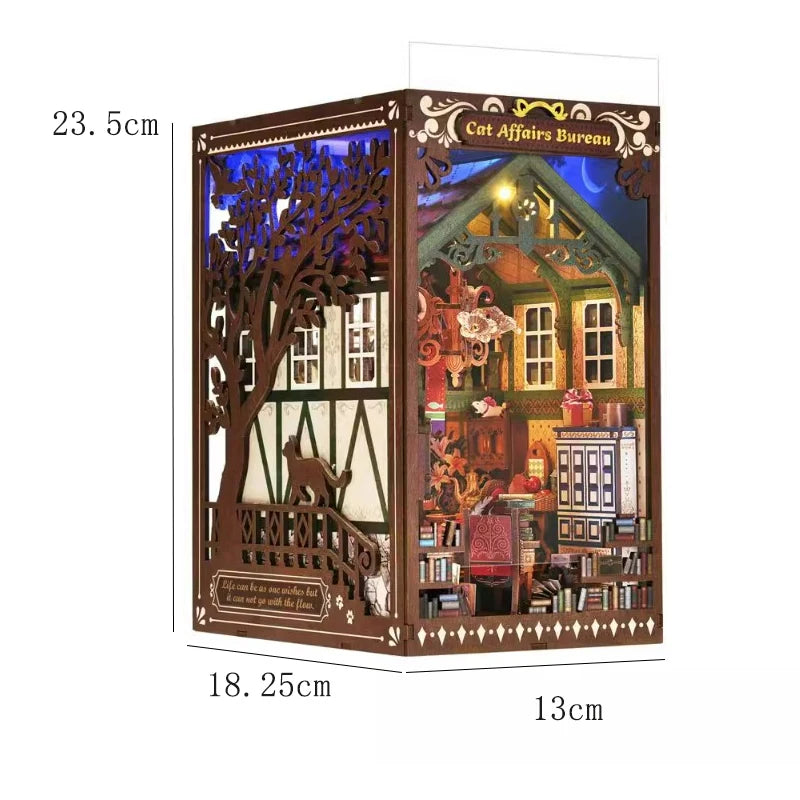 Book Nook Cat Affair Bureau