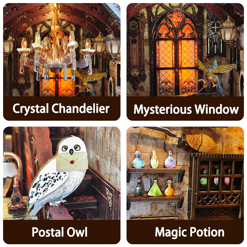 Book Nook Salon Griffondor